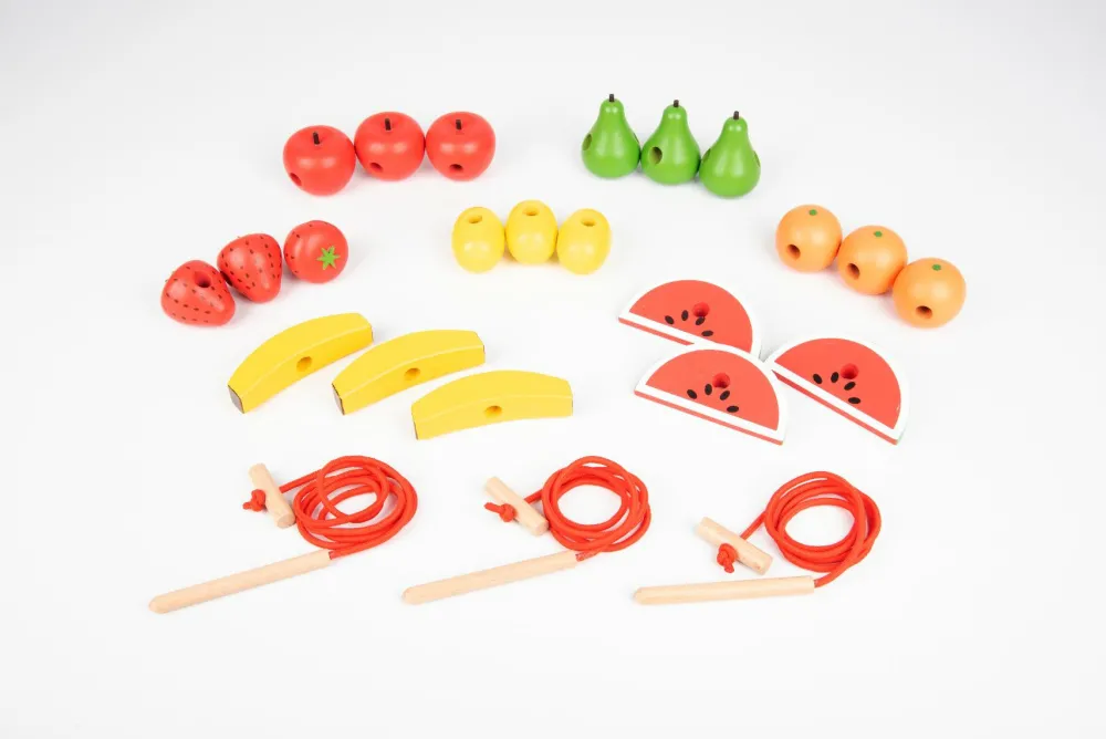 Trælegetøj|Montessori<tickit® Finmotorik & sortering - Frugt