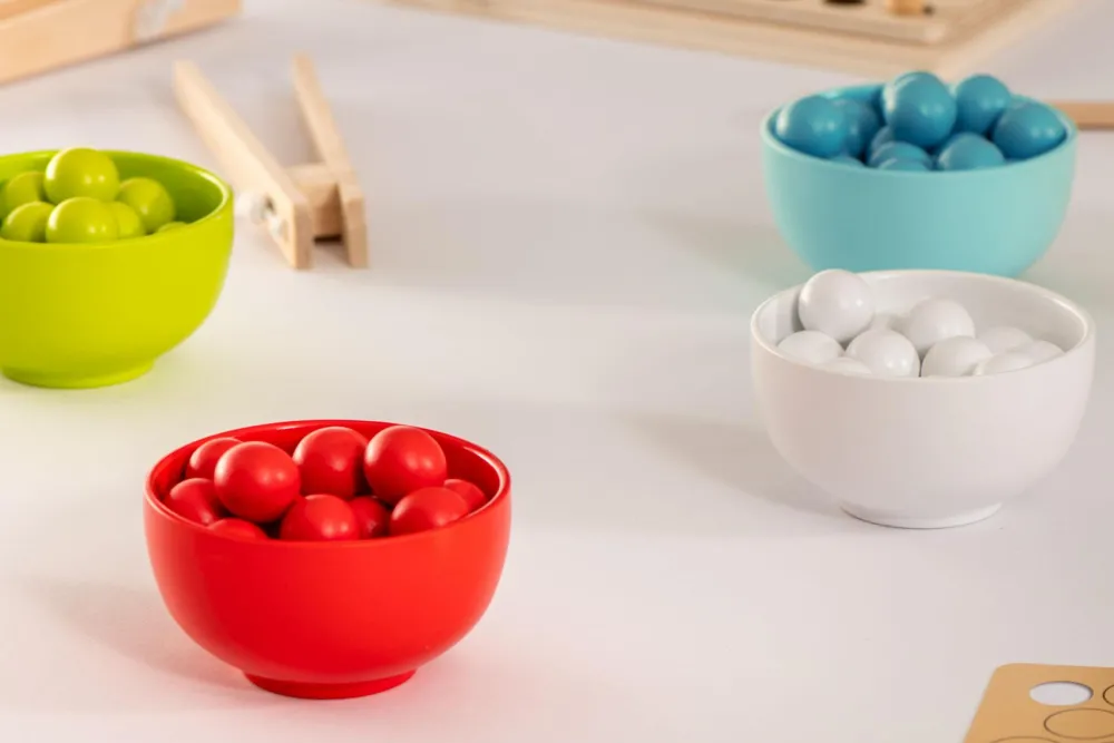 Logik & Talforståelse|Montessori< Finmotorisk læringsspil med mønsterkort