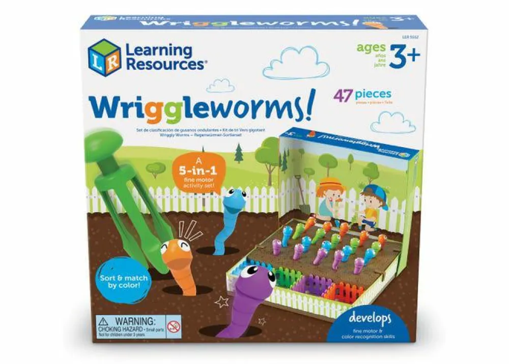 Logik & Talforståelse|Finmotorik<Learning Resources Finmotorisk læringsspil - Ormegården