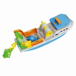 Udeleg|Strand- & Sandlegetøj< Fiskebåd 40 cm (ass.), 1 stk