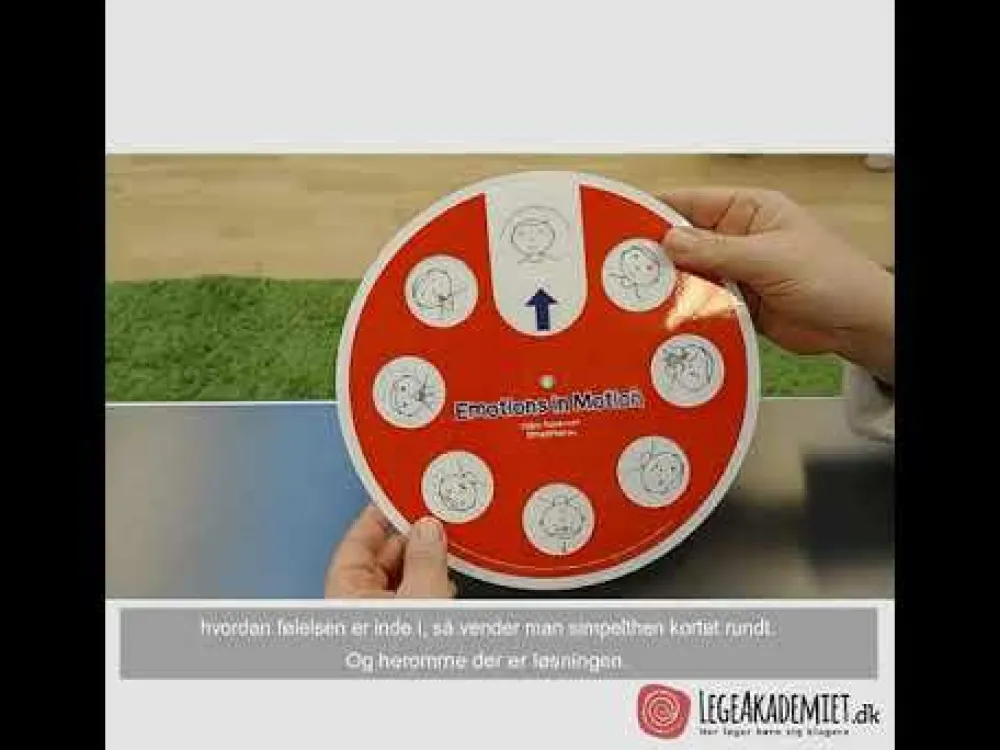 Sociale Kompetencer|Sprog & Leg< Følelseshjul Ø 23 cm.