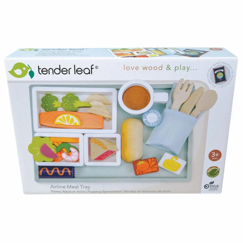 Trælegetøj|Legekøkken & Legemad<Tender Leaf Flymad, 31 dele