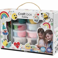 Påske|Kreativ Leg<Creativ Company Foam Clay og Silk Clay i gaveæske
