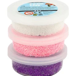 Påske|Kreativ Leg<Creativ Company Foam Clay 3 x 14 gr. - Glitter/Metallic pink