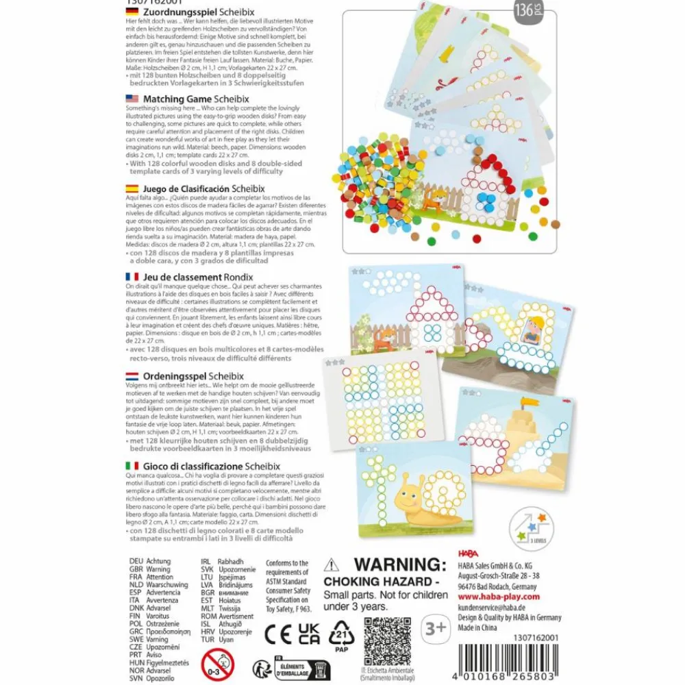 Logik & Talforståelse|Spil<Haba Form- & farvespil - Cirkelmester