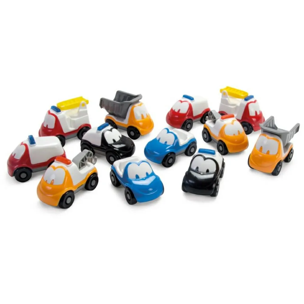 Tumlinge Legetøj|Legebiler<Dantoy FunCars bilsæt, 12 stk