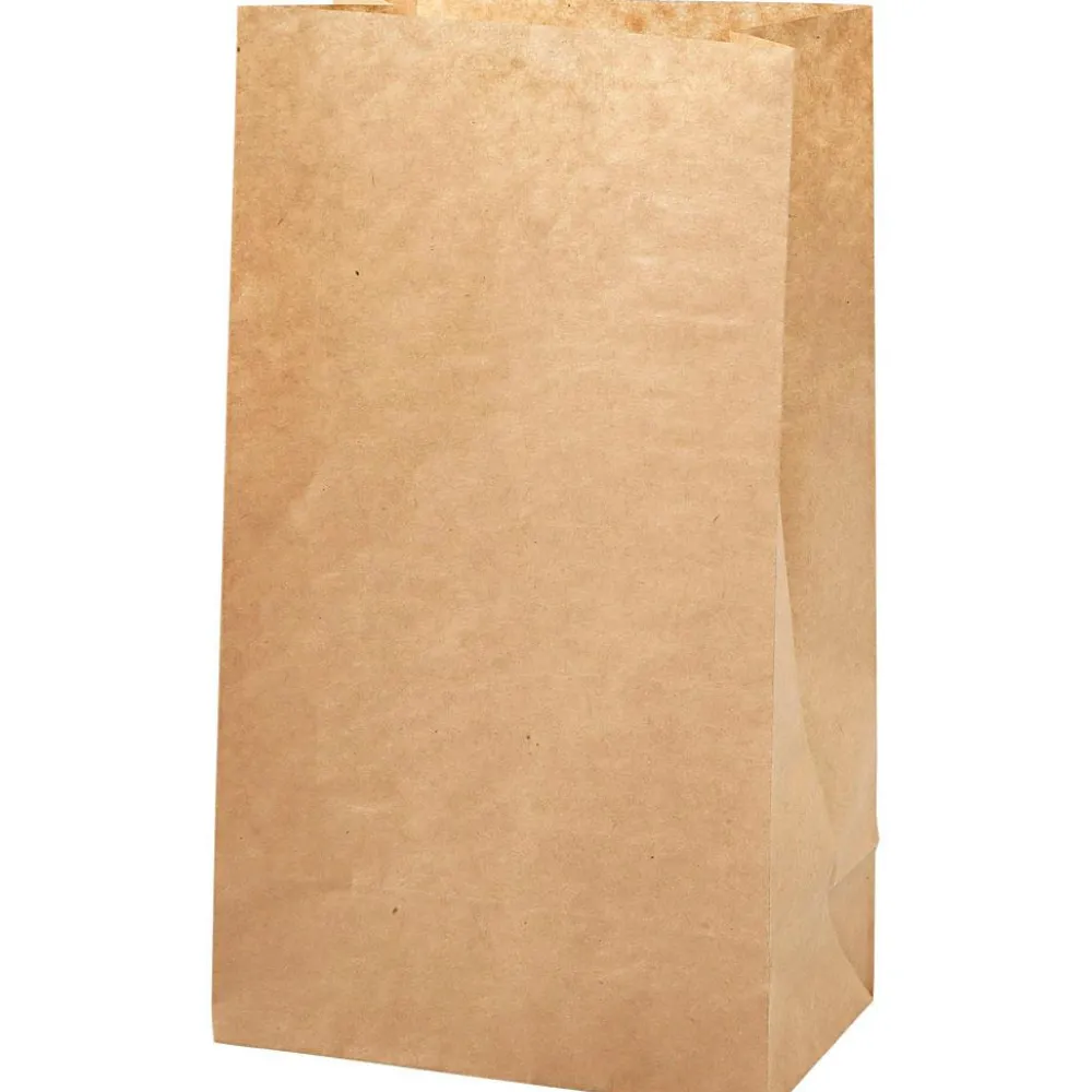 Jul|Babylegetøj<Creativ Company Gavepose 15x27 cm. - Brun, 100 stk.