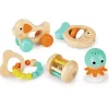 Rangler|Bidelegetøj<Hape Gavesæt til baby, 5 dele