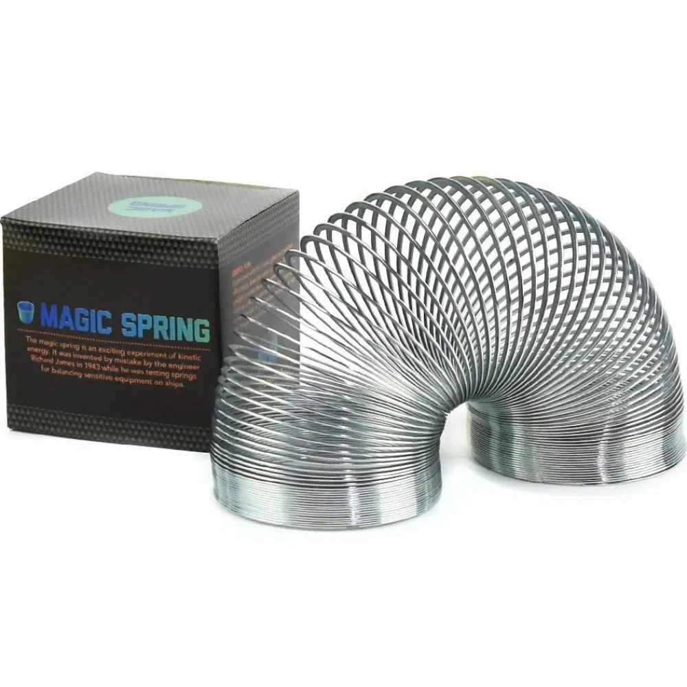 Eksperimenter< Gående fjeder 7 cm. - Metal
