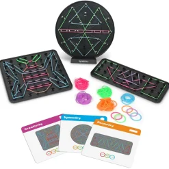 Finmotorik|Stem Læringslegetøj<Learning Resources Geoboard - Lav former med elastikker