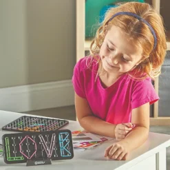 Finmotorik|Stem Læringslegetøj<Learning Resources Geoboard - Lav former med elastikker