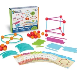 Stem Læringslegetøj|Matematik & Leg<Learning Resources Geometrisk byggesæt, 129 dele