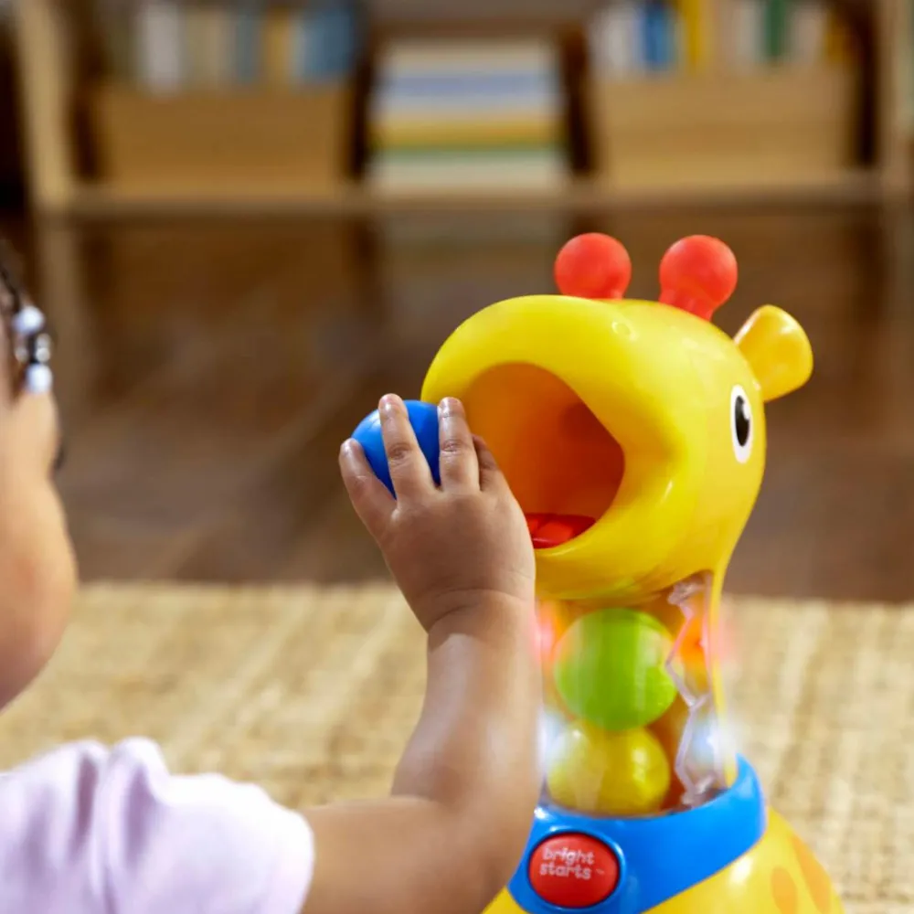 Tumlinge Legetøj|Babylegetøj<Bright Starts Giraf med lys og lyd
