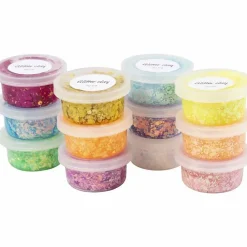 Påske|Kreativ Leg<Creativ Company Glitter Clay 72 x 20 ml - Mix