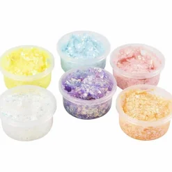 Påske|Kreativ Leg<Creativ Company Glitter Clay 6 x 20 ml - Pastelfarver