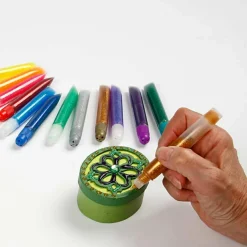 Påske|Kreativ Leg<Creativ Company Glitterlim 10 ml. - Basisfarver, 12 stk