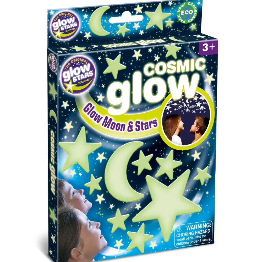Astronomi<Brainstorm Glow - Måne + stjerner, 20 dele