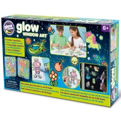 Krea-Fitness|Tegne- & Malegrej<Brainstorm Glow - Pynt dit vindue