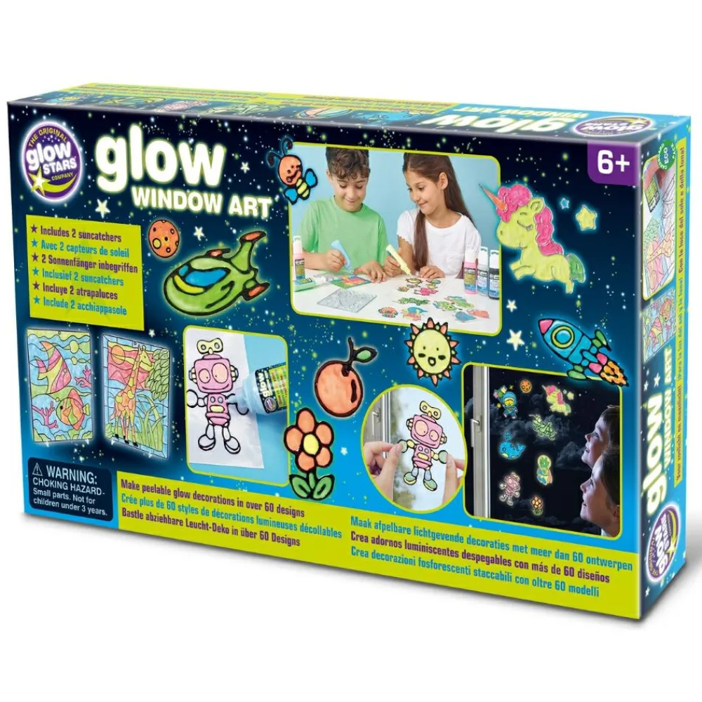 Krea-Fitness|Tegne- & Malegrej<Brainstorm Glow - Pynt dit vindue