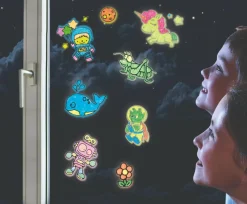 Krea-Fitness|Tegne- & Malegrej<Brainstorm Glow - Pynt dit vindue