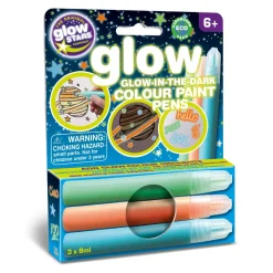 Tegne- & Malegrej<Brainstorm Glow - Tusser mix, 3 stk