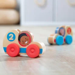 Legebiler|Dukkehus & Legesæt<Melissa & Doug GO Tots - Racerbiler, 2 stk