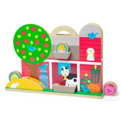 Dukkehus & Legesæt|Tumlinge Legetøj<Melissa & Doug GO Tots trillebane - Bondegård