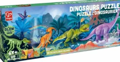 Dinosaur Legetøj|Puslespil<Hape Gulvpuslespil m. 200 brikker - Dinosaurer