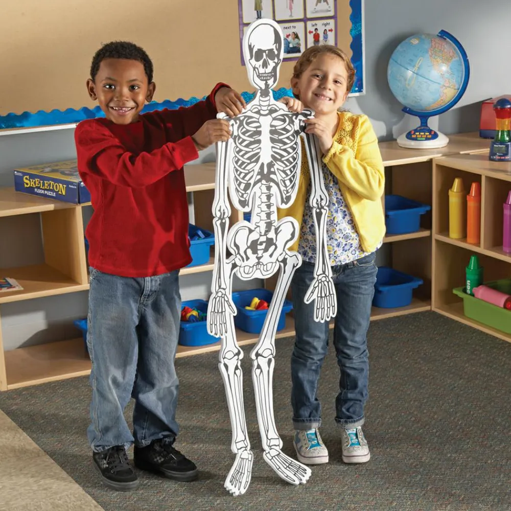 Halloween|Anatomi/Kroppen<Learning Resources Gulvpuslespil - Skelet