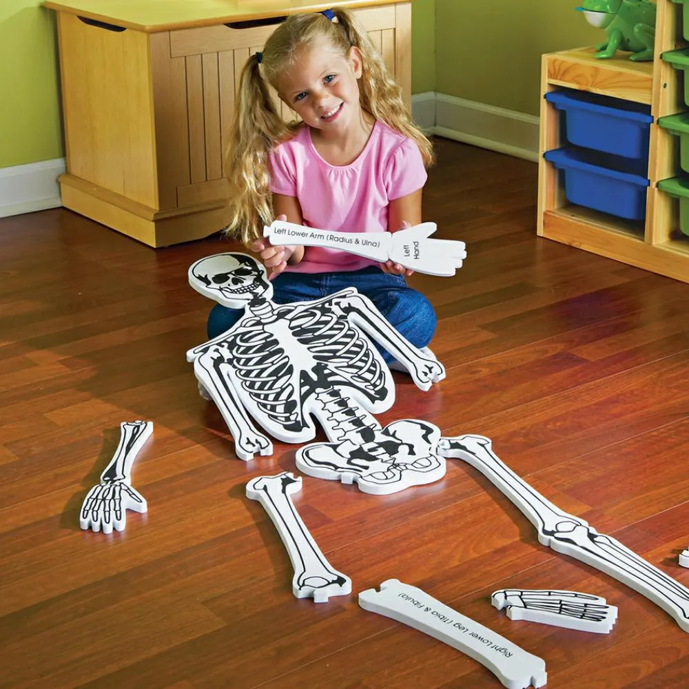 Halloween|Anatomi/Kroppen<Learning Resources Gulvpuslespil - Skelet