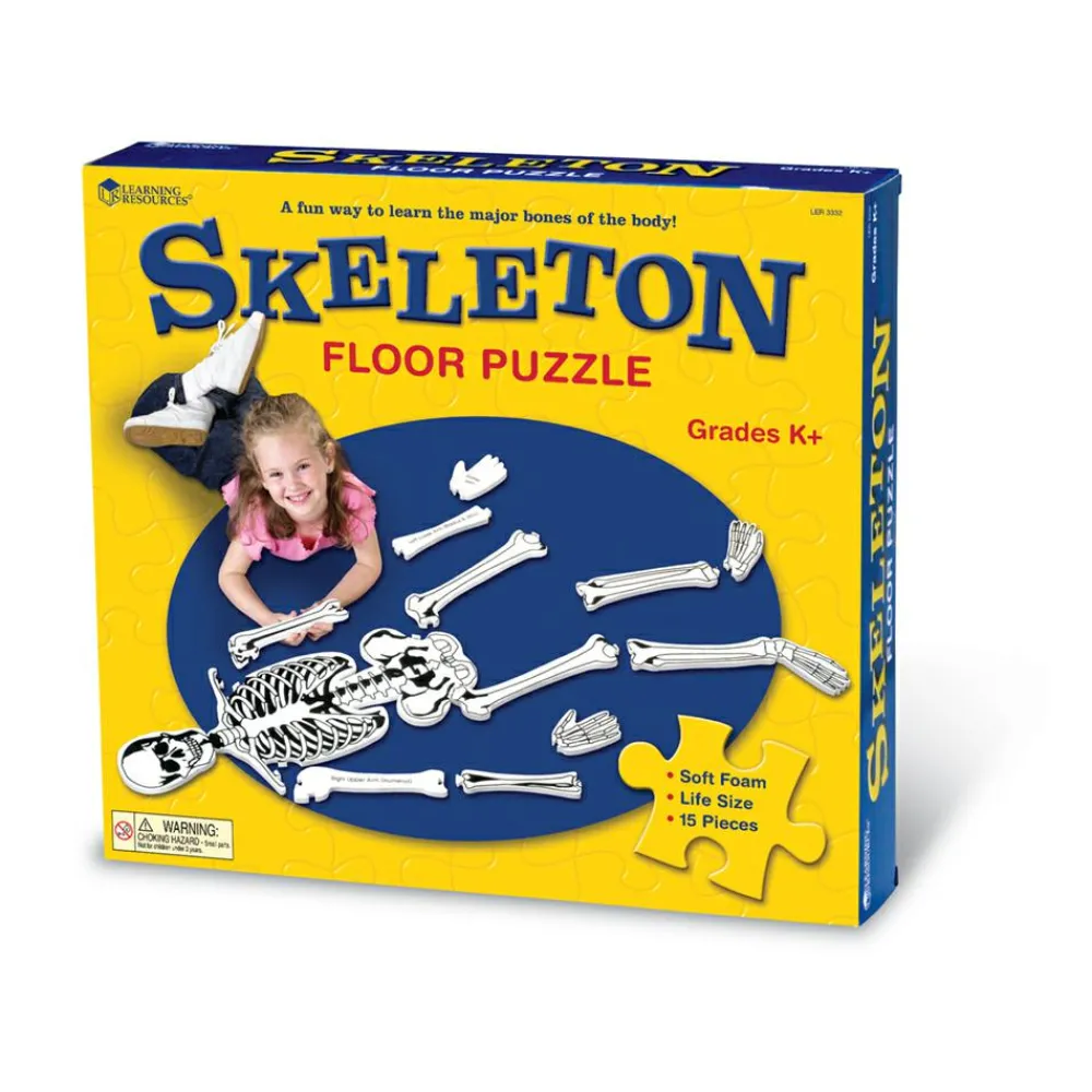 Halloween|Anatomi/Kroppen<Learning Resources Gulvpuslespil - Skelet