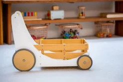 Babylegetøj<Kinderfeets Gåvogn - Hvid