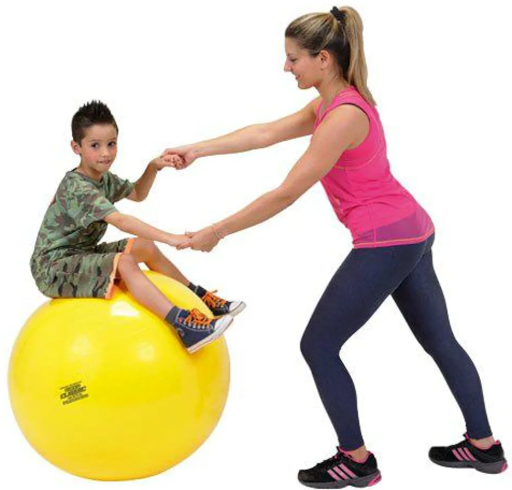 Vis Alle Varer (Særlige Behov)|Grovmotorik< Gymnastikbold 75 cm gul