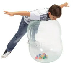 Vis Alle Varer (Særlige Behov)|Grovmotorik< Gymnastikbold Rulle 55cm transparent