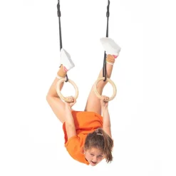 Gynger<DICE Gymnastikringe Ø14,5 cm (sort reb)