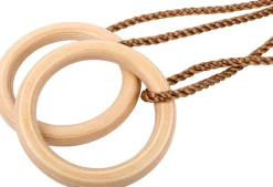 Gynger< Gymnastikringe i træ - Ø 18 cm