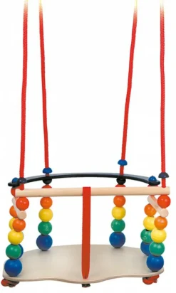 Gynger|Babylegetøj<Egmont Toys Gynge med træperler