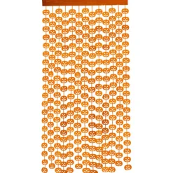 Halloween< Halloween forhæng - Græskar, 100 x 200 cm
