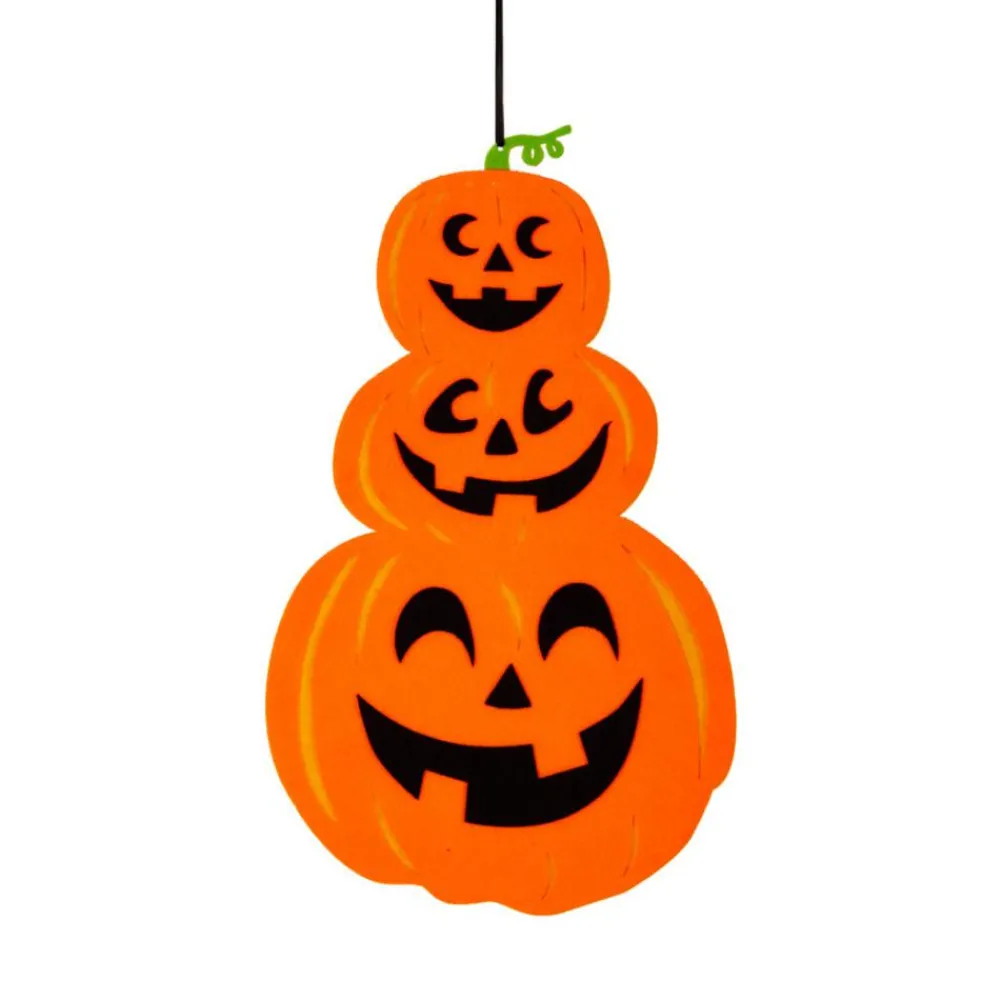 Halloween< Halloween-ophæng - Græskartrio, 1 stk