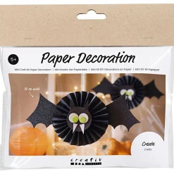 Halloween<Creativ Company Halloween-pose - Papir-flagermus, 2 stk