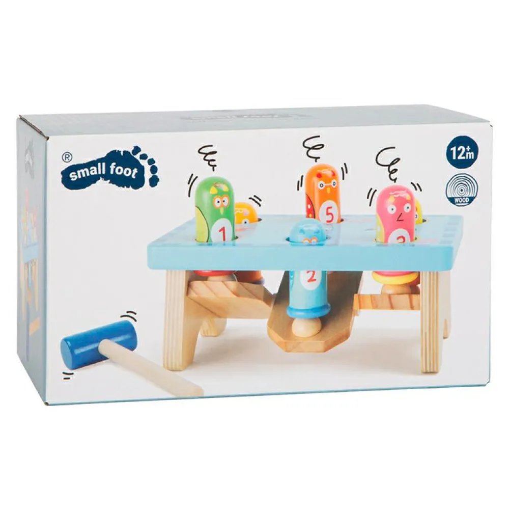 Tumlinge Legetøj|Babylegetøj<small foot Hammerbræt - Smack the Bird