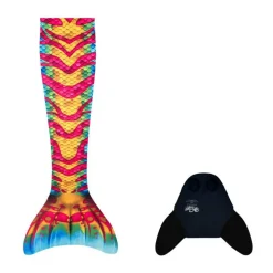 Svømmeudstyr< Havfruehale - Hale + monofinne, Coral (XS + S)