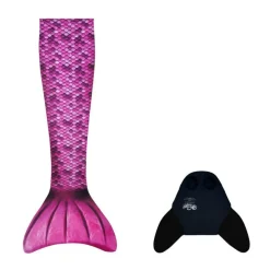 Voksenværk|Svømmeudstyr< Havfruehale - Hale + monofinne, Pink (M + L)
