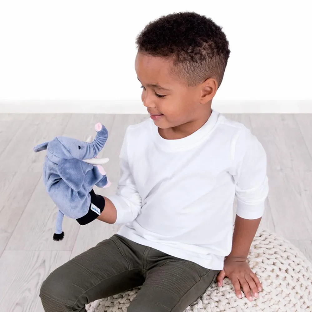Hånddukker|Babylegetøj<Beleduc Hånddukke 29 cm - Elefant