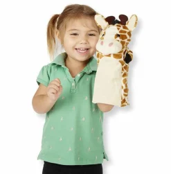 Sprog & Leg|Tumlinge Legetøj<Melissa & Doug Hånddukker - Safaridyr, 4 stk.