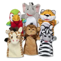 Hånddukker|Tumlinge Legetøj<Melissa & Doug Hånddukker - Safari, 6 stk.