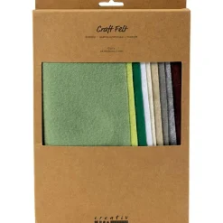 Jul<Creativ Company Hobbyfilt A4 - Natur, 10 ark