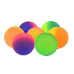 Bolde< Hoppebolde Ø 2,7 cm - Neon, 7 stk