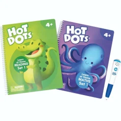 Sprog & Leg|Matematik & Leg<Hot Dots® - Startsæt, 4+ år (engelsk)