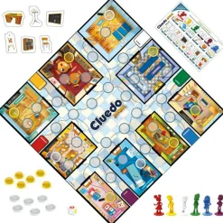 Spil< 2-i-1 brætspil - Clue Junior